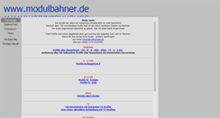 Desktop Screenshot of modulbahner.de